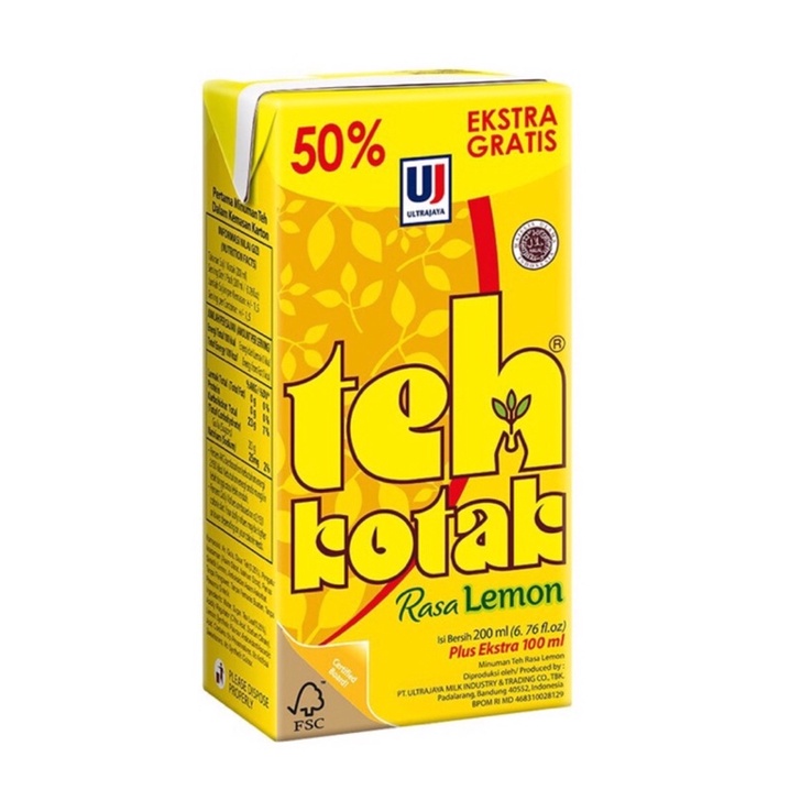 

ULTRA TEH KOTAK LEMON 300ML