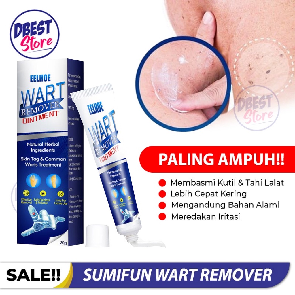 DBEST - ORIGINAL Skin Tag Remover SUMIFUN EELHOE Wart Remover Ointment | Penghilang Tahilalat &amp; Kutil