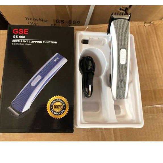➫ Cukur Rambut Recharger Baterai GS008/Hair Cliper Portable/Alat Cukur Rambut Murah ↝