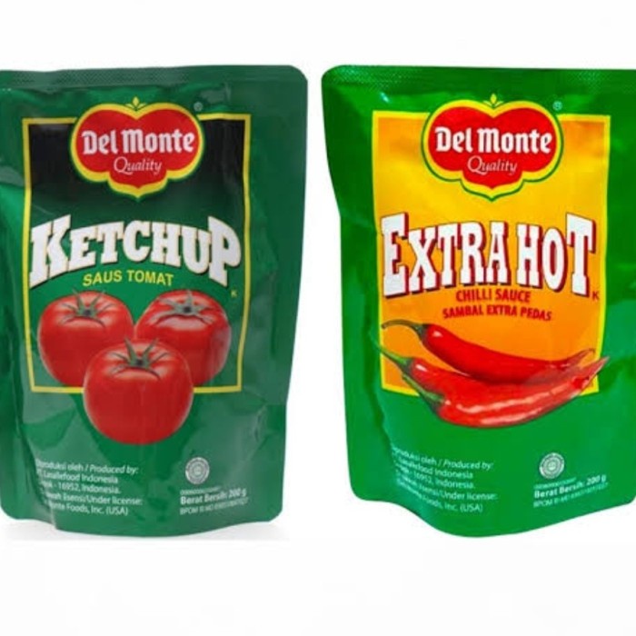 

Delmonte saus tomat dan saus sambal 200 ml - saus sambal