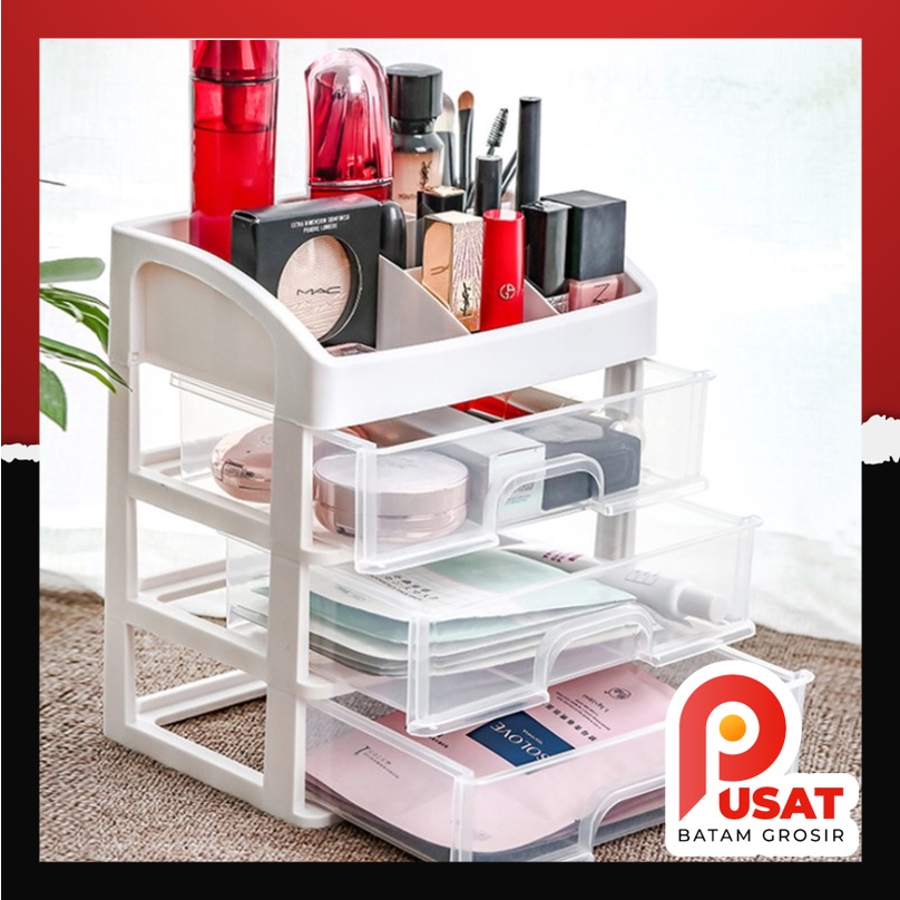 Pusat Batam Grosir - R7010 Rak Kosmetik / Rak Makeup Storage / Kotak Penyimpanan Alat Tulis /Tempat 