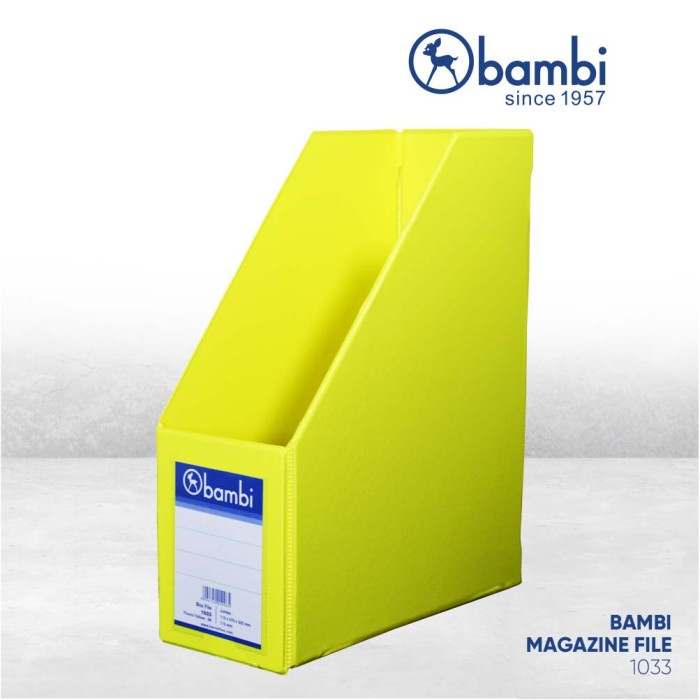 

BIG SALE BAMBI MAGAZINE FILE 1033 JUMBO - 96 FLUORO YELLOW Code 2635