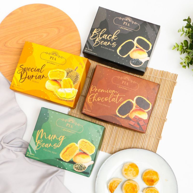 

Pia Kacang Hijau Sari Prima Bakery - pia aneka rasa - pia special durian - oleh-oleh Bandung