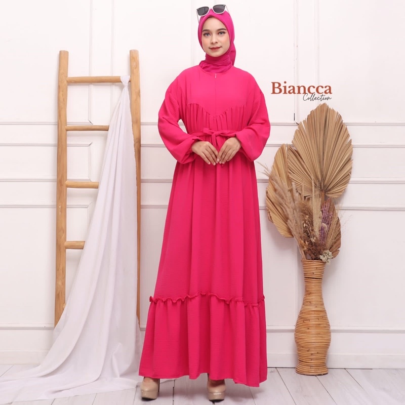SALSA GAMIS - GAMIS CRINKLE GAMIS LEBARAN KANTONG KANAN KIRI