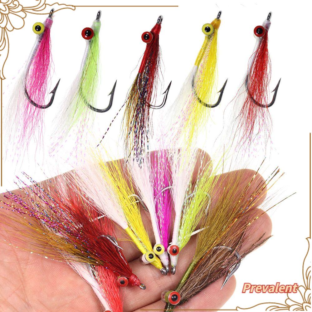 Preva Stainless Steel Kait2# Untuk Memancing Air Asin Seatrout Bass Clouser