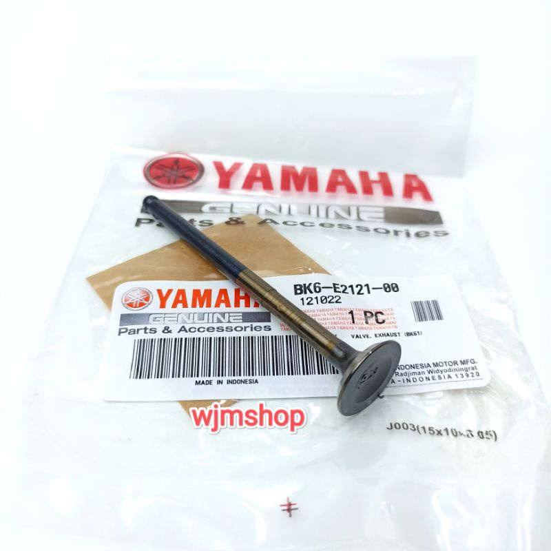 PAYUNG KLEP VALVE EX  R15 VVA V3 MT15 R15M XSR R VIXION R 155  BK6-E2121-00 ORIGINAL YGP YAMAHA GENU