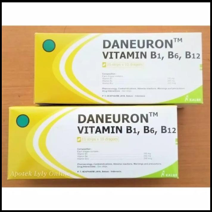 Jual Daneuron Vitamin Dan Mineral Neurotropik B1 B6 B12 Shopee Indonesia
