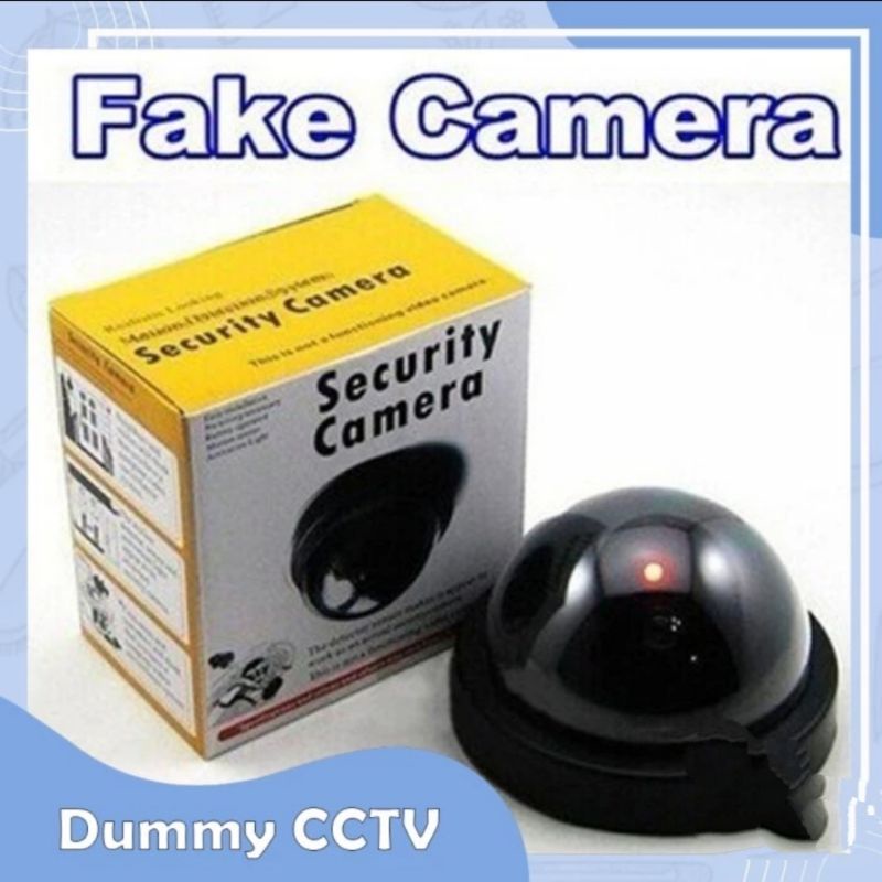 Dummy Security Camera CCTV Fake Palsu Mainan Replika Keamanan