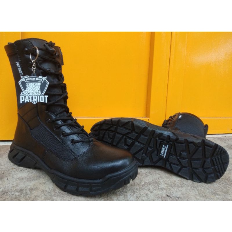 SEPATU PDL JATAH POLRI KULIT SAPI ASLI SEPATU PDL