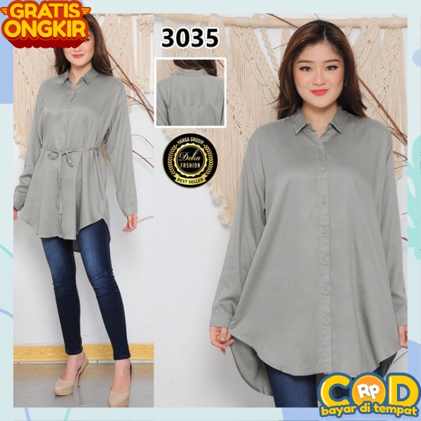 Tonik Full Kancing Deres Tunik Remaja Wanita Buju Tunix Estetik Bsju Tnik Elegan Dan Mewah Baj Tuniq