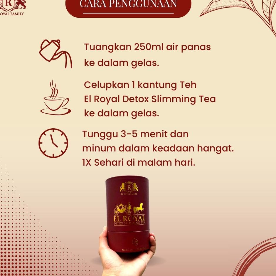 

Barang Bagus ™ El Royal Detox Slimming Tea - Teh Detox 1 Pcs EL ROYAL''