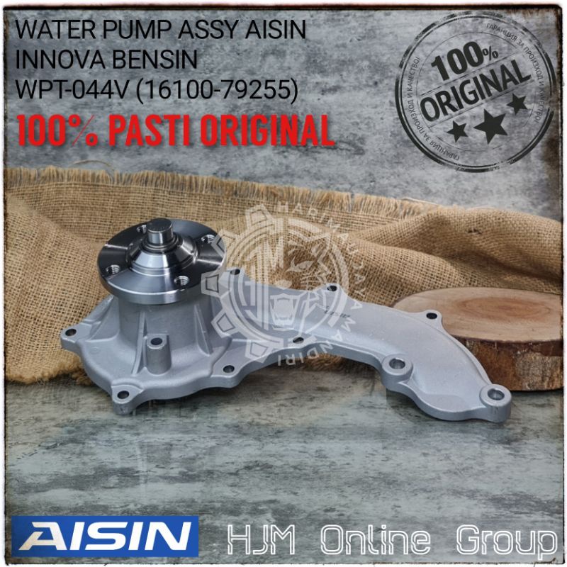 WATER PUMP INNOVA BENSIN FORTUNER HILUX AISIN JAPAN ORIGINAL WPT-044V