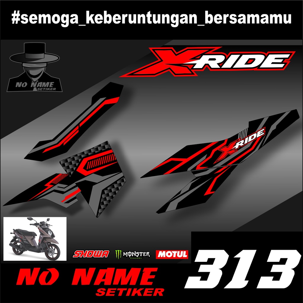 Striping X Ride(313)2013 2014 2015 2016 2017 2018 2019 stiker stricker setiker