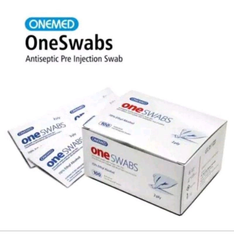 Alkohol Swabs Onemed / Tissue Antiseptik / Alkohol Pads / Oneswab