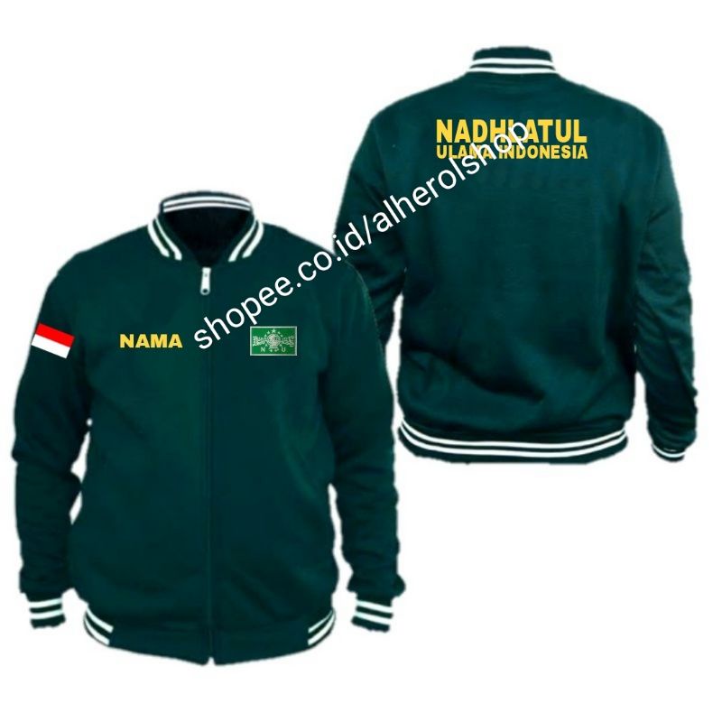 jaket NU jaket bomber NU jaket NADHLATUL ulama Jaket bomber NADHLATUL ulama