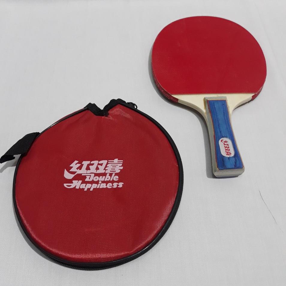 Segera Belanja Double Happiness Bet PingPong Bat Tenis Meja Ping pong Tennis DHS Bad