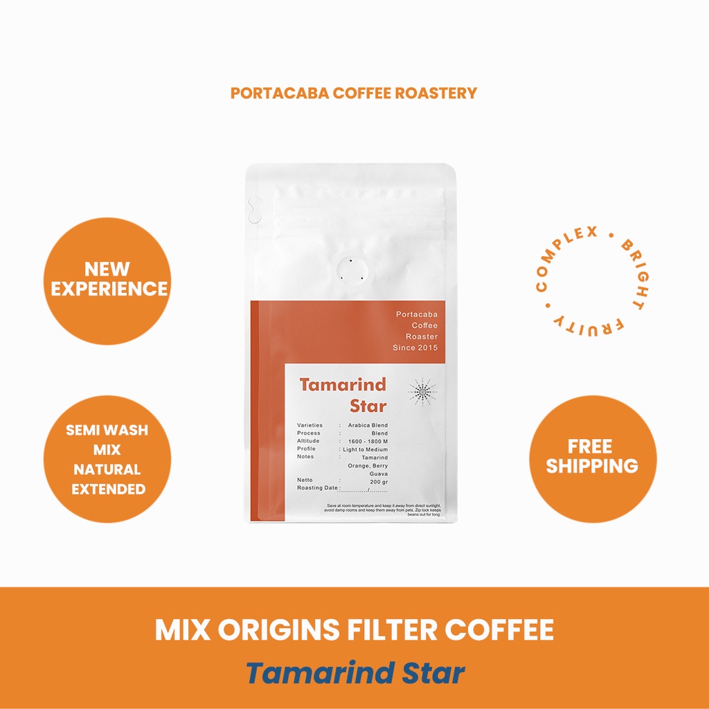

Kopi Aceh Mix Laspada Portacaba Tamarind Star 200gr
