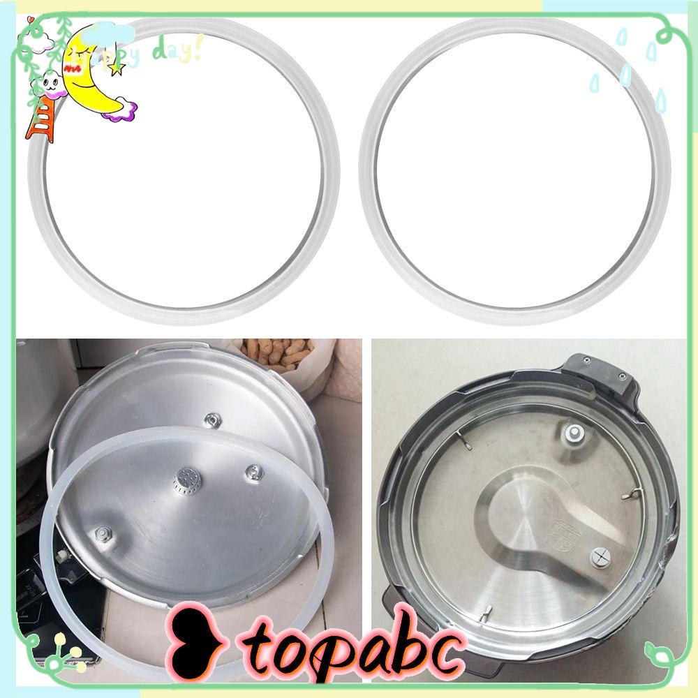 Top 2Pcs Karet Silikon Putih High Quality Alat Masak Dapur18 20 22 24 26CM Sealing Ring