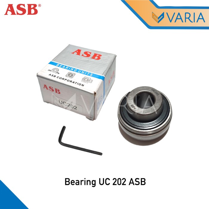 Bearing UC 202 ASB Diameter As 15 mm Laher Insert Pillow Block