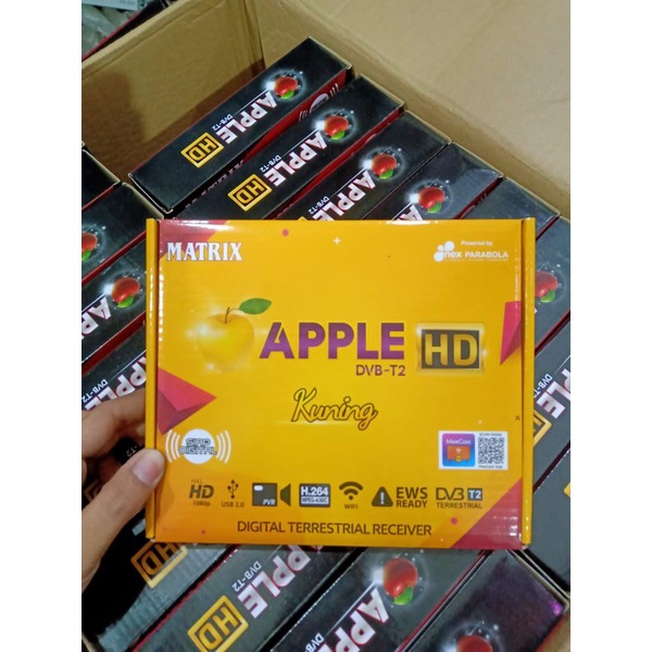 SET TOP BOX MATRIX APPLE DVB-T2 KUNING