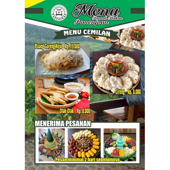 Jasa Desain Menu Makanan/Minuman Cepat dan Murah
