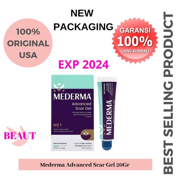 (BISA COD) Mederma Advanced Scar Gel 20Gr