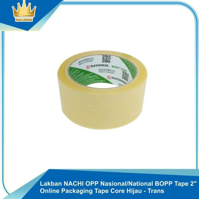 

Lakban NACHI OPP Nasional/National BOPP Tape 2" Core Hijau