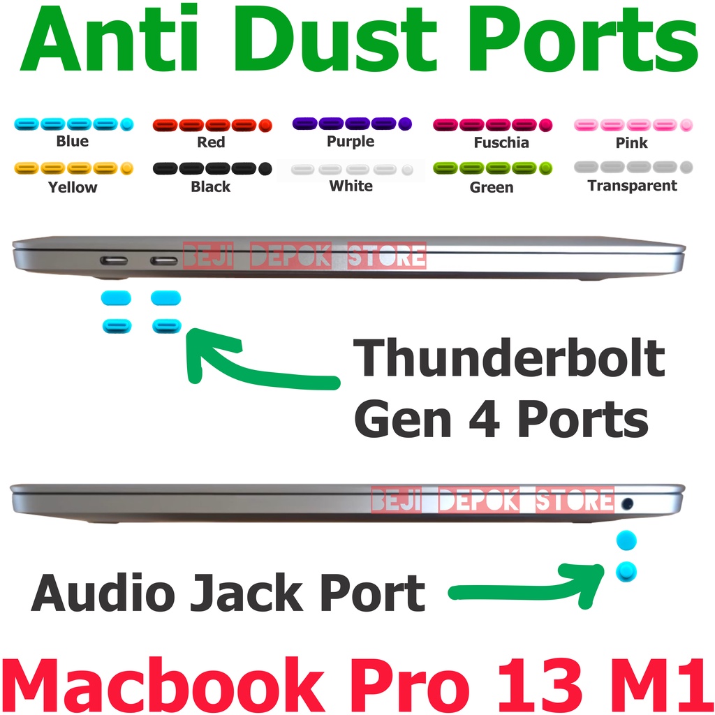 Anti Dust Plug Anti Dust Port Macbook Pro 13 M1 A2251 A2289 A2338