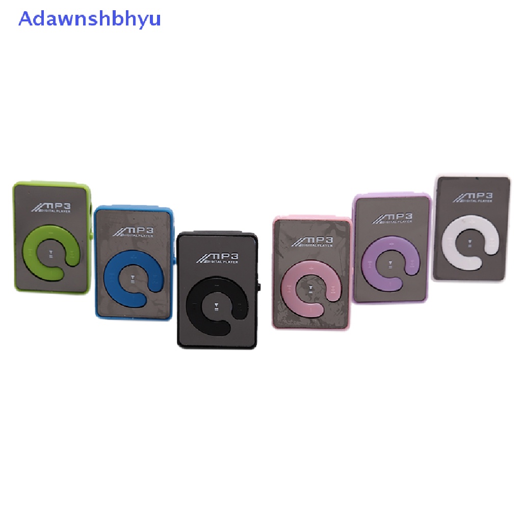 Adhyu Baru USB Klip MP3 Music Media Player Metal Support Max 32GB Kartu TF Mini ID