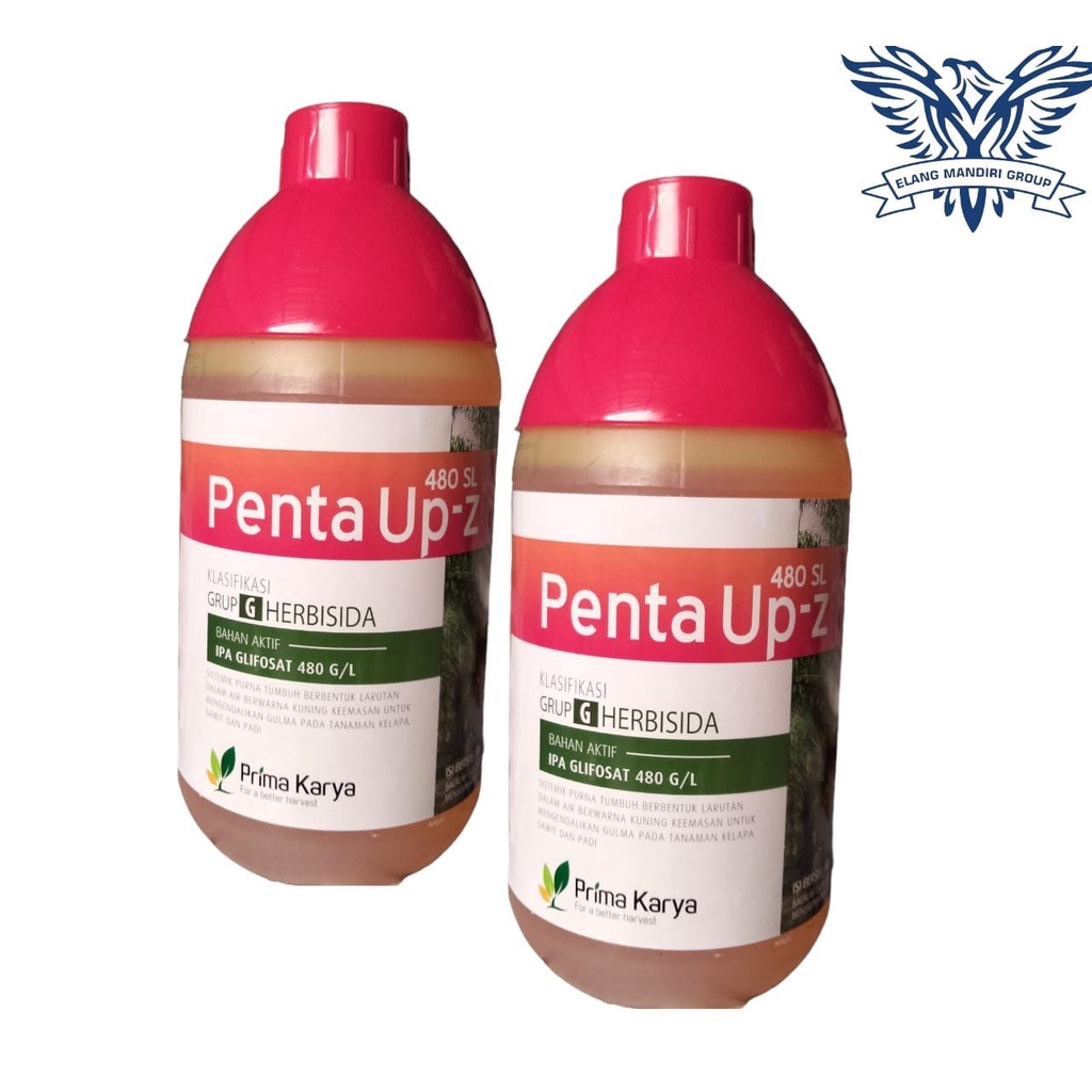 PENTA UP - Z 480SL 1 Liter Pembasmi rumput sampai akar Glifosat 480 gram/liter Roundup rambo sidafos