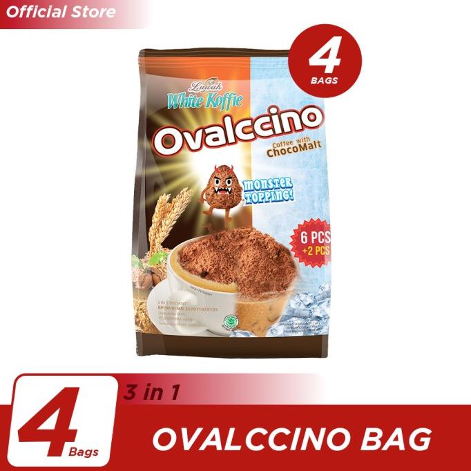 

Kopi Luwak White Koffie Ovalcino Bag 6+2x25gr - 4 Pcs