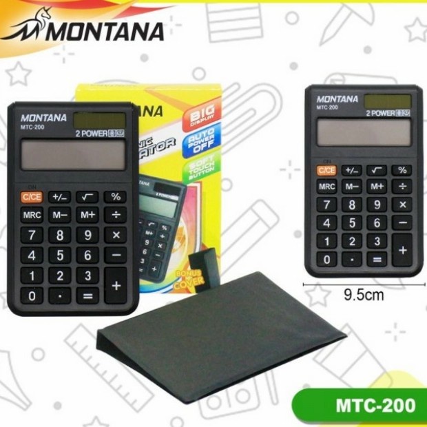 

TERBATAS kalkulator pocket montana MTC 200