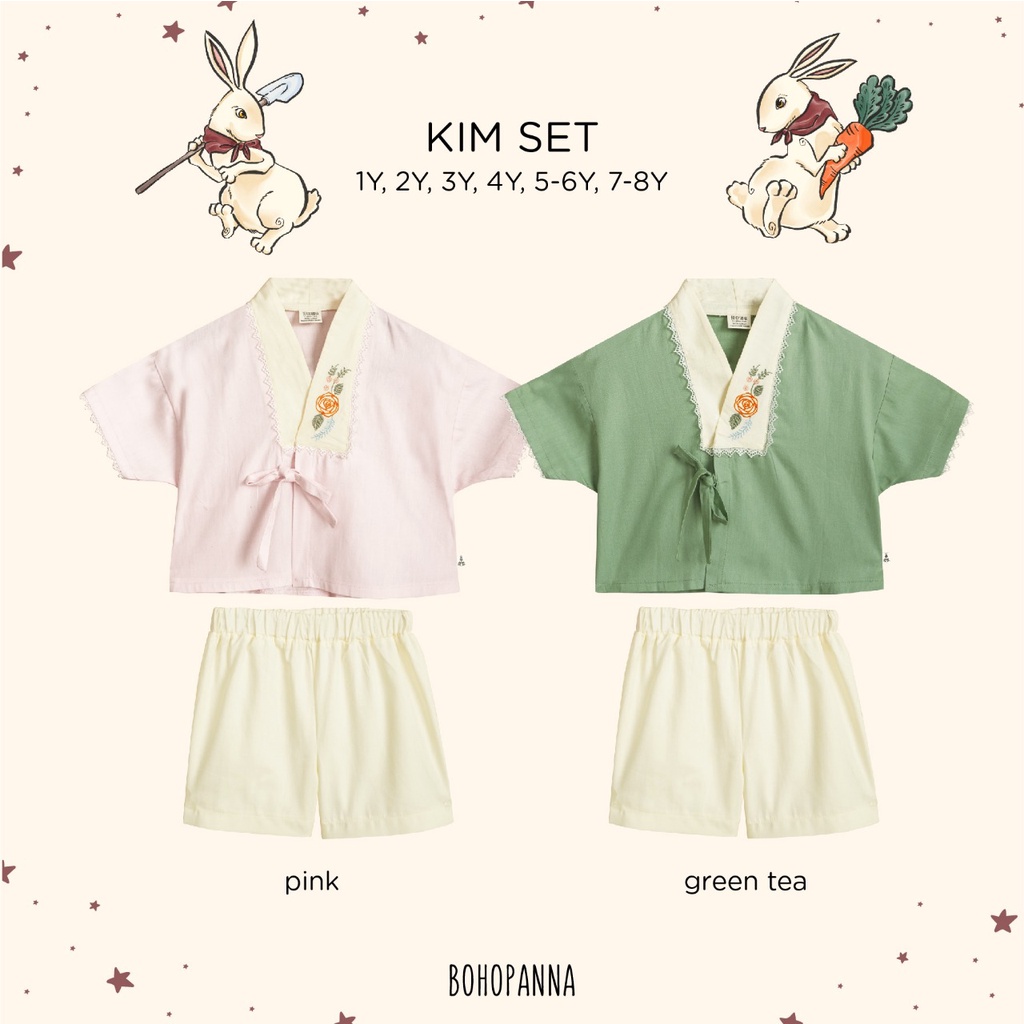 SPESIAL CNY IMLEK BOHOPANNA BOHO BABY HANS SET / KIM SET SETELAN ANAK LAKI LAKI DAN PEREMPUAN 1-8 TAHUN