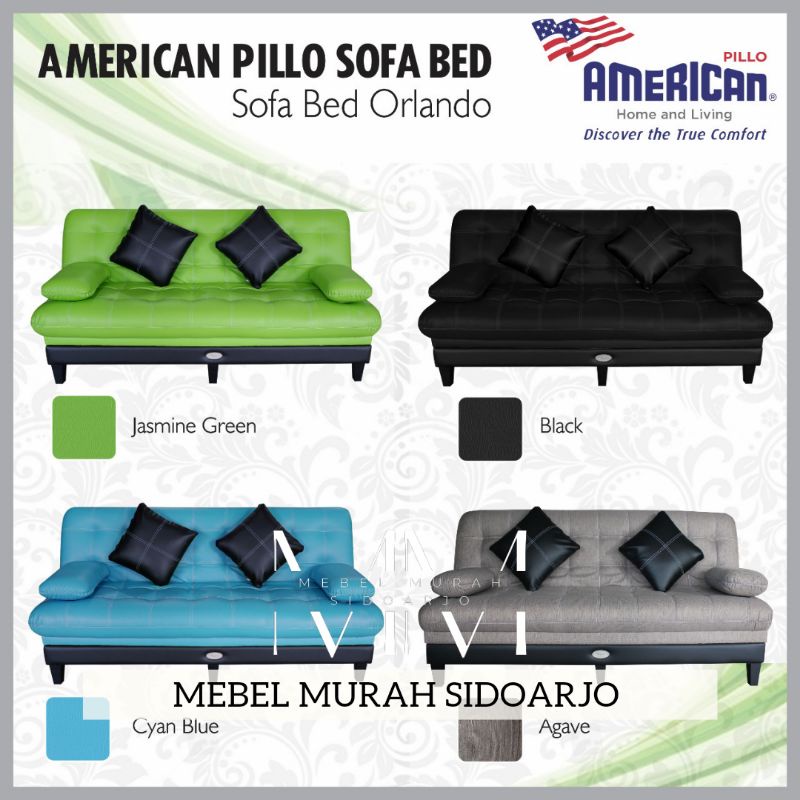 Sofa bed minimalis American Pillo sofa lipat sofa kasur murah harga terjangkau kursi sofa bed sofa d