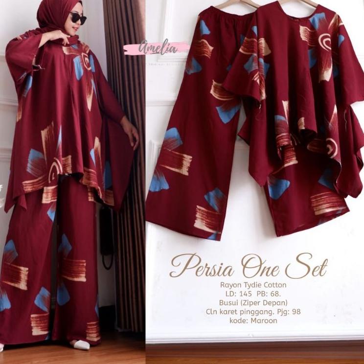 Oneset TIEDIE| SETELAN WANITA| Stelan Cp BUSUI DEPAN| Stelan Waka| Shibori| TieDie lowo jumbo ▫ CLK.