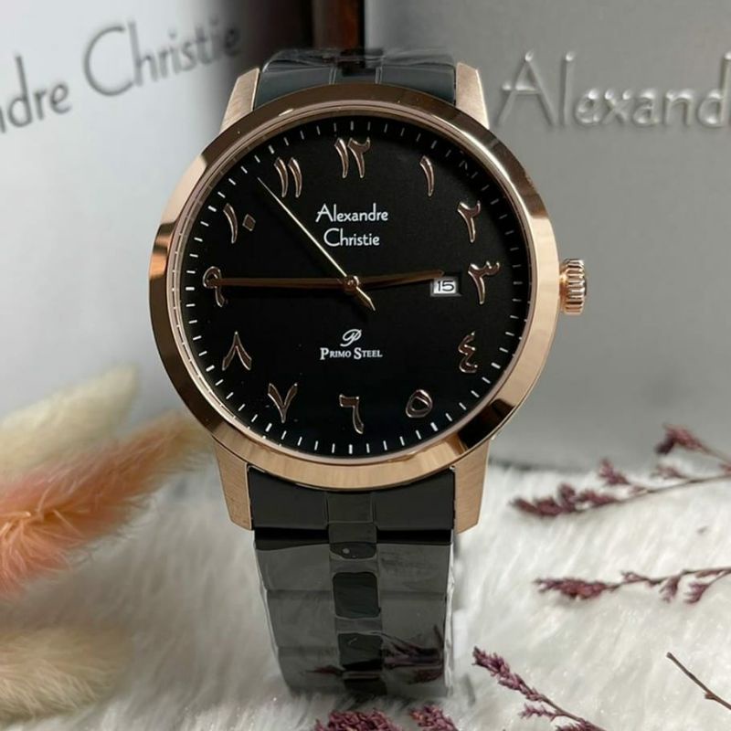 DIJUAL JAM TANGAN ARLOJI PRIA COWOK COWO ALEXANDRE ALEXANDER CHRISTIE CHRISTI CRISTI AC1024MD AC1024