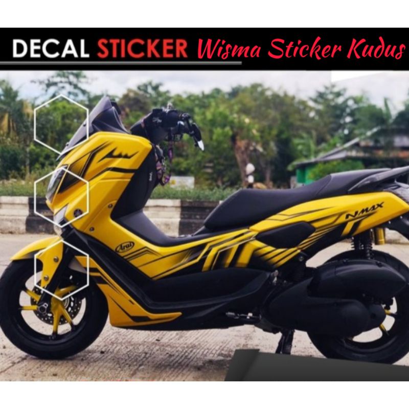 Stiker Decal Nmax Old / Stiker Decal Nmax 155 / Stiker Decal Yamaha Nmax 155