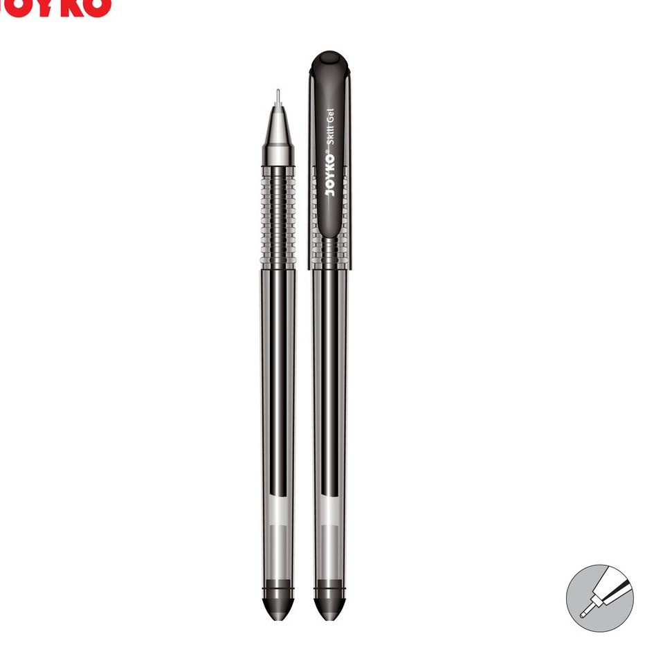 

Diskon Gembira [ LUSIN ] Pulpen Gel / Gel Pen Joyko GP-262 Skill Gel 0.5 mm
