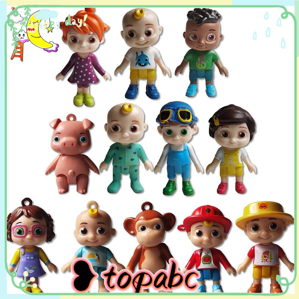 Top 12Pcs/Set Action Figure Dekorasi Kue Bayi Anak Hadiah JoJo Boneka