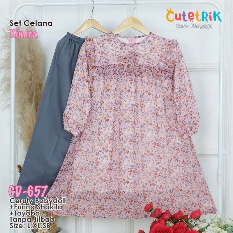 Setelan celana cutetrik