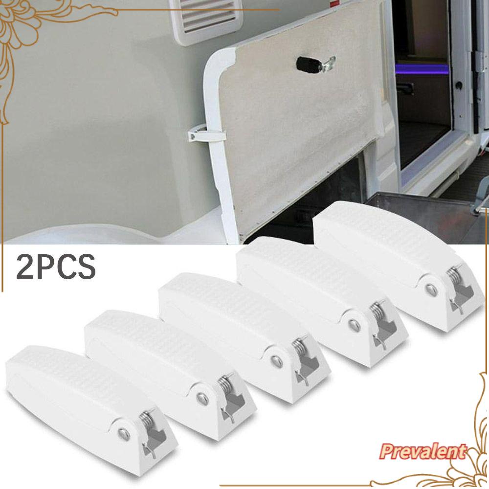 Preva 2PCS RV Door Catch Strong RV Aksesoris Putih RV Holder Handle