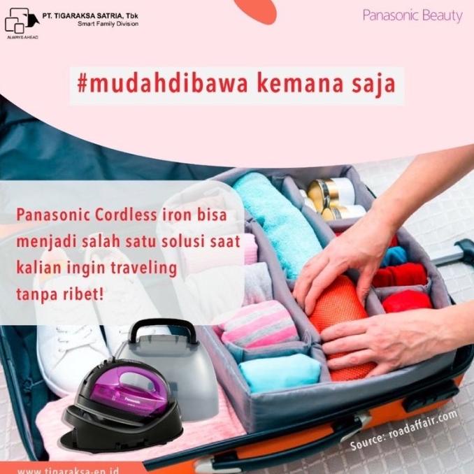 Setrika Uap Tanpa Kabel Panasonic Cordless Iron Ni-Wl41