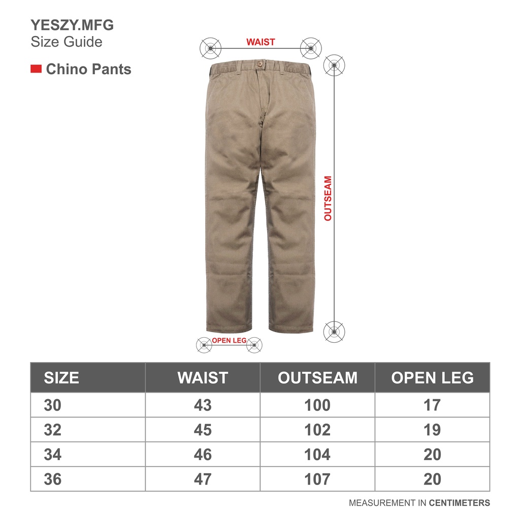 YESZY.MFG - Prime Twill Long Pants (Slim Fit)