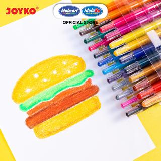 IDOLAKU Krayon Putar Mini Twist Crayon Joyko TWCR 12 Warna