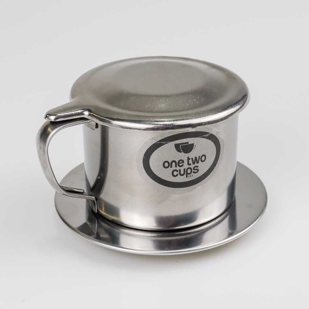 One Two Cups Filter Saring Kopi Coffee Drip Pot Stainless Steel - LC1