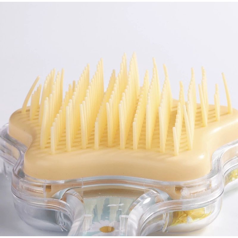 Sisir Anak Gliter Premium Impor / Sisir Rambut Berbagai Model Motif Dengan Gliter Yang Elegant / Sisir Anak Perempuan