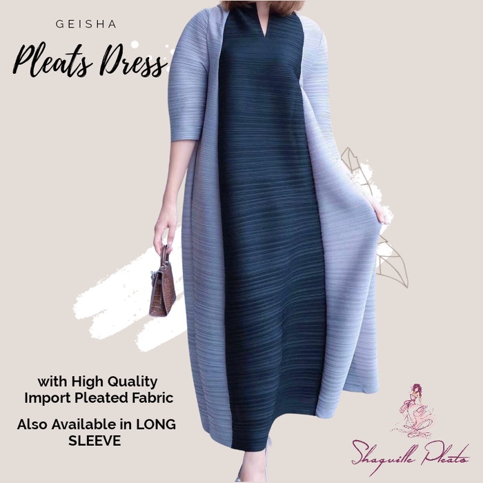 GEISHA PLEATS DRESS