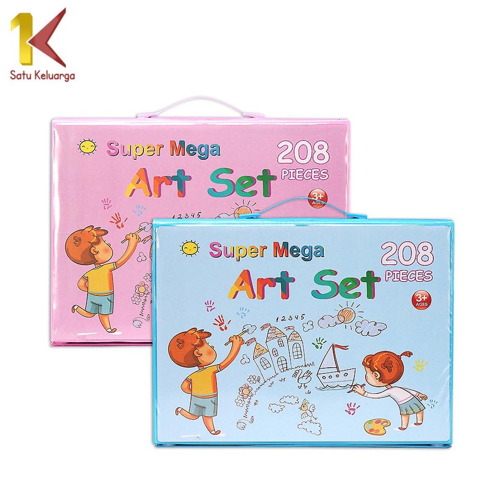 

SATU KELUARGA PENSIL WARNA CRAYON A29 PERALATAN GAMBAR LUKIS ANAK MEWARNAI SET ISI 208PCS / KRAYON OIL PASTE ALAT TULIS COLOURING BOOK KIDS TERLARISS...,,,,,