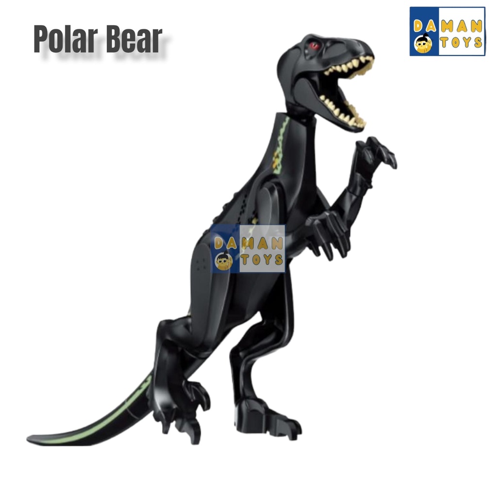 Mainan Dino DIY Dinosaurus Jurassic T-Rex Bricks Dinosaur Giganosaurus Tyrex Bongkar Pasang