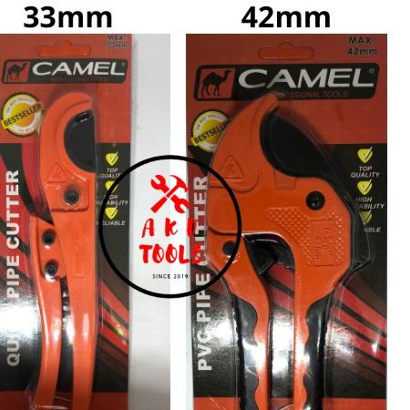 

Miliki Gunting Pipa PVC / PVC Pipe Cutter 33mm - 42mm / Gunting Paralon CAMEL" マ